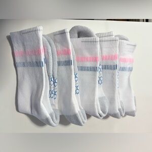 Bombas Women Crew Socks  （5 pairs ）Size：L